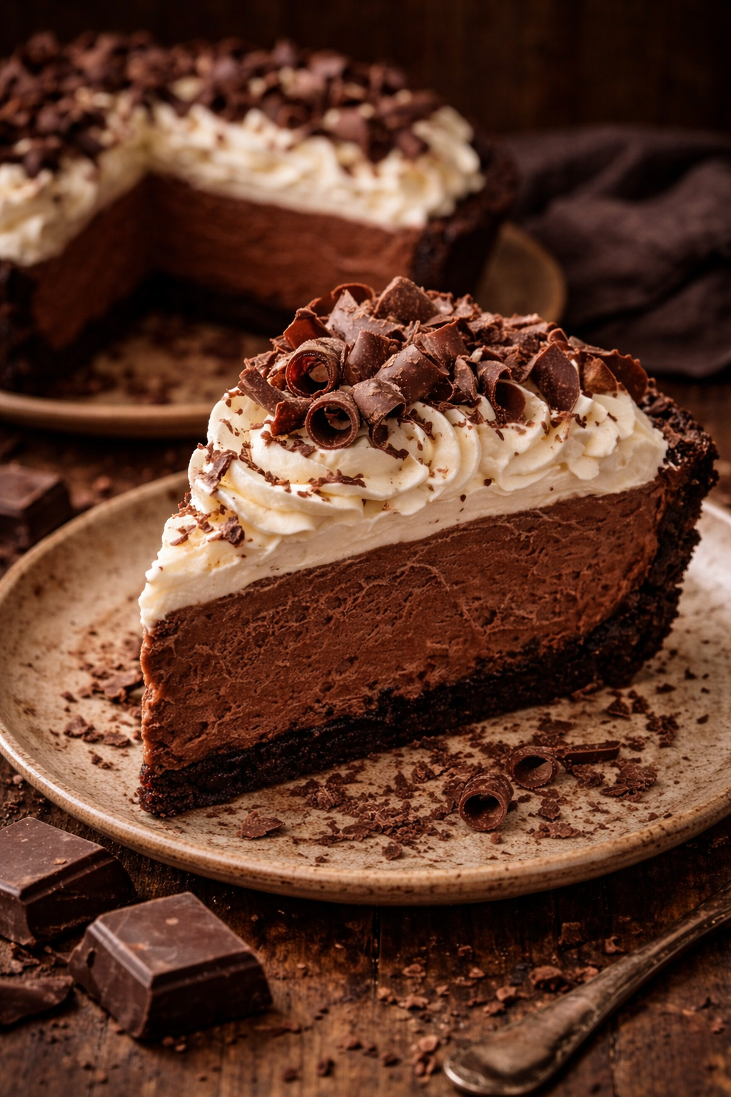 Chocolate Crème Mousse Pie