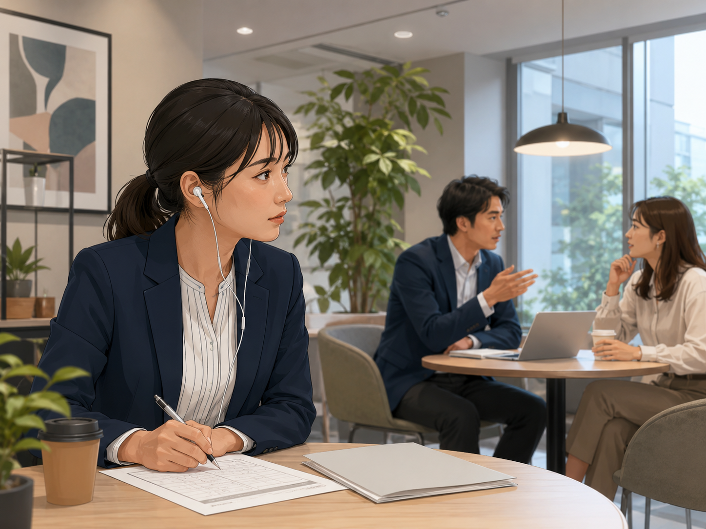 TOEIC Part 3は全部聞くテストではありません：会話の流れから答えを探す方法