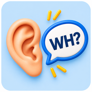 Listening and indirect meaning icon