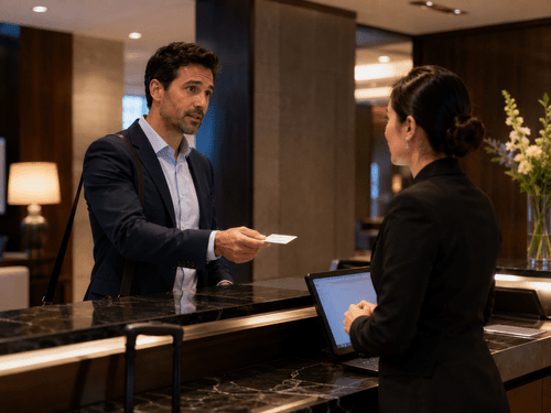The Hotel Key Problem reading card image