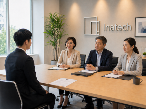 Professional recruitment interview and staff training