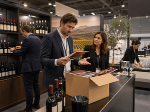 The Wine Fair Booth Problem reading card image