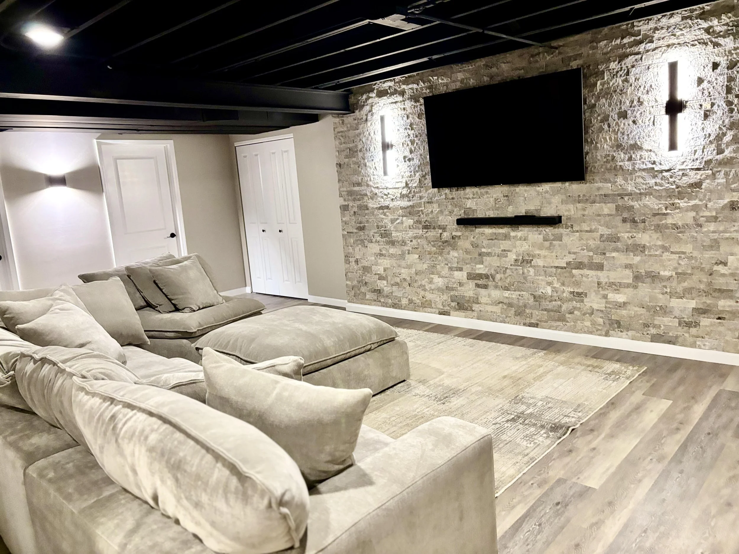 Custom Built Stone Wall