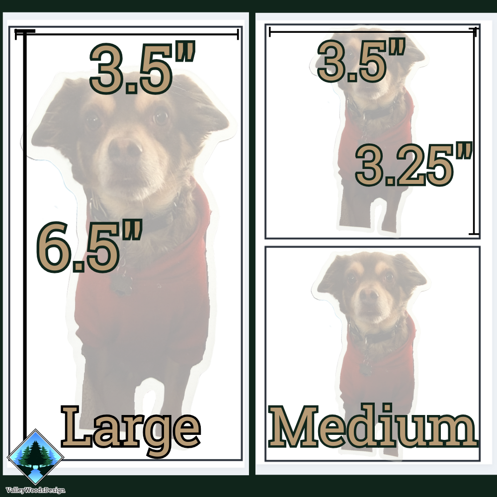 custom sticker sizes inch