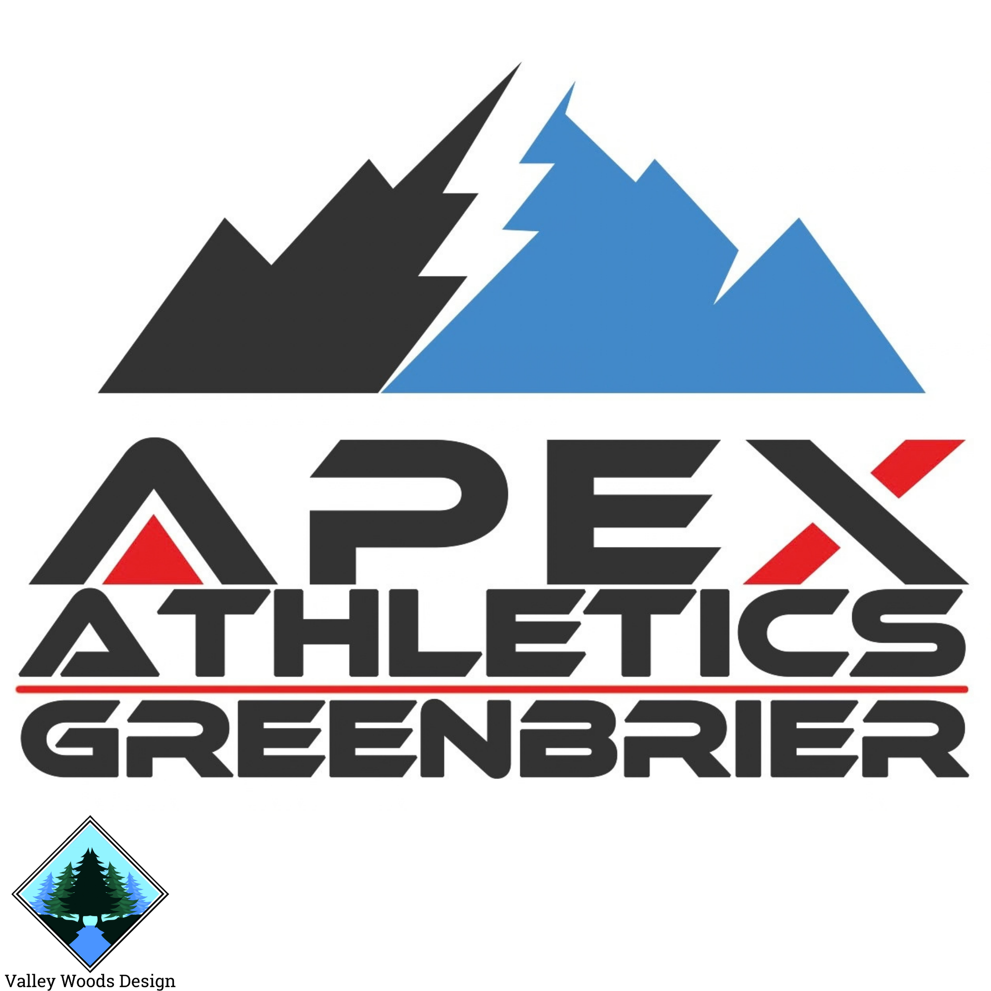 Original APEX Athletics Greenbrier Arkansas logo used for the custom chains