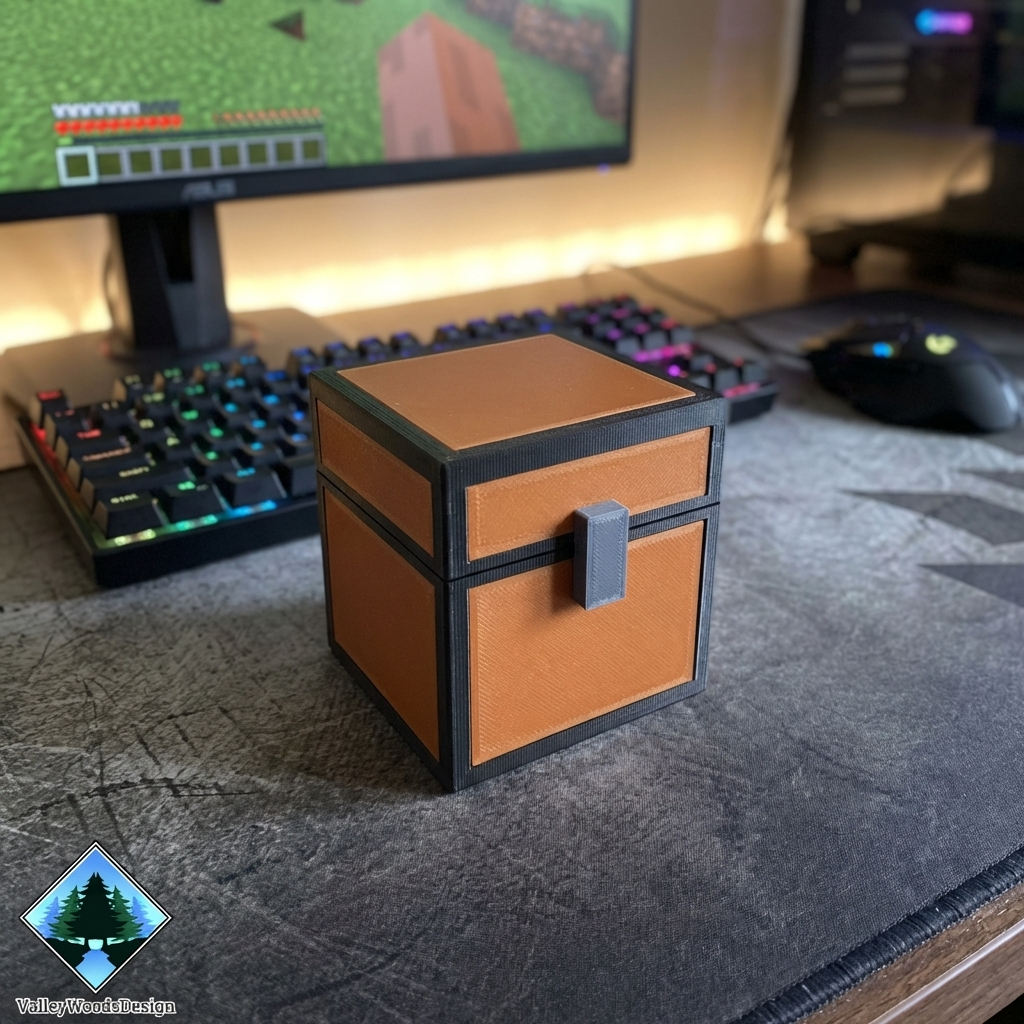 3D Printed Chest – Magnetic Closure Storage Box