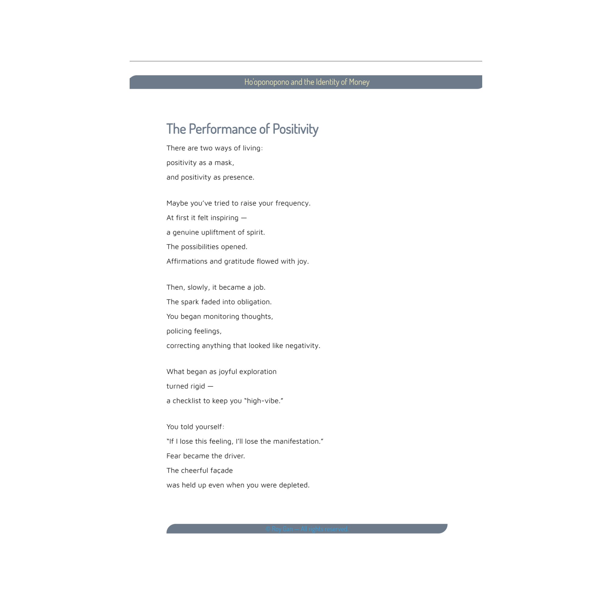 Ho'oponopono and the identity of Money Chapter Performance.png