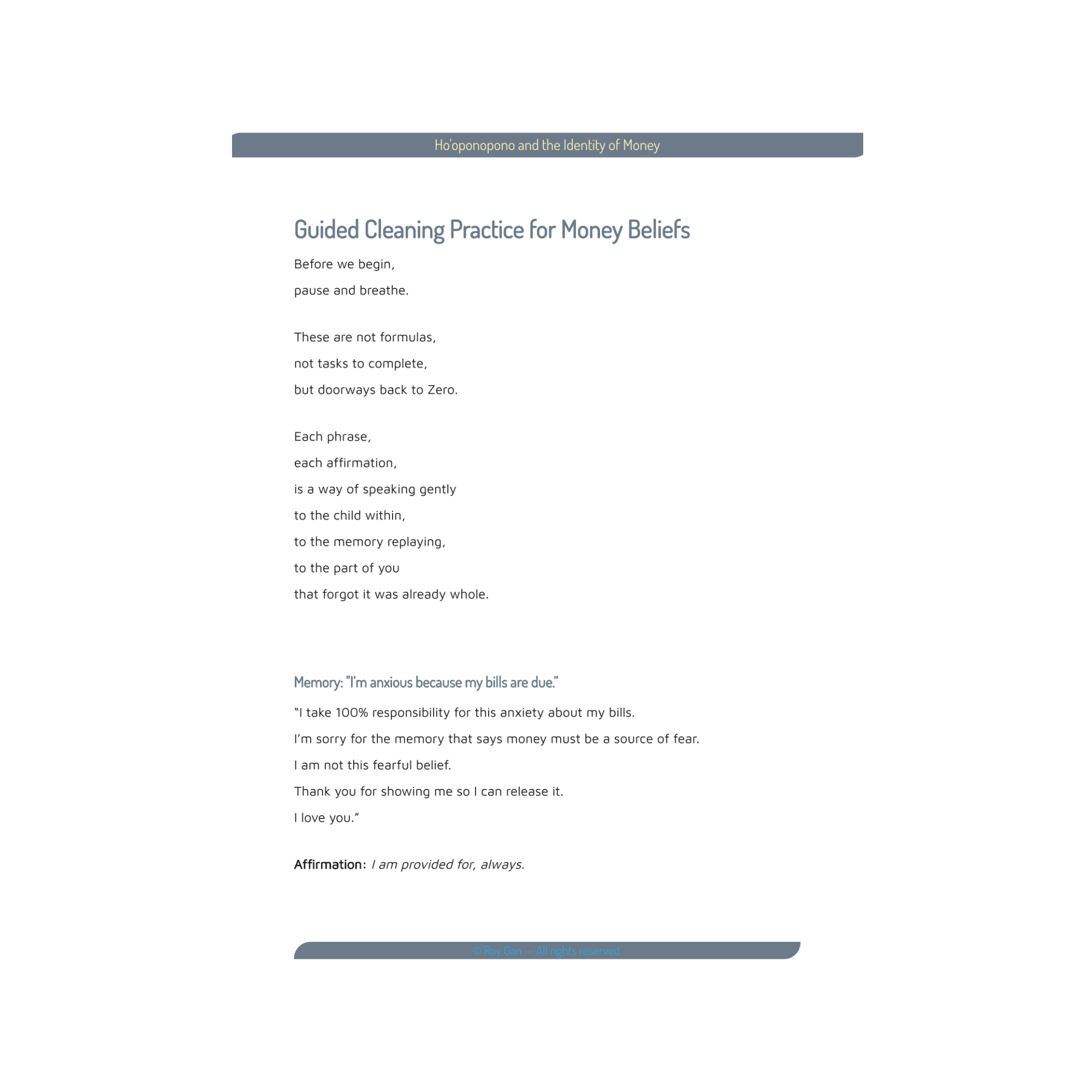 Ho'oponopono and the identity of Money Guided.png