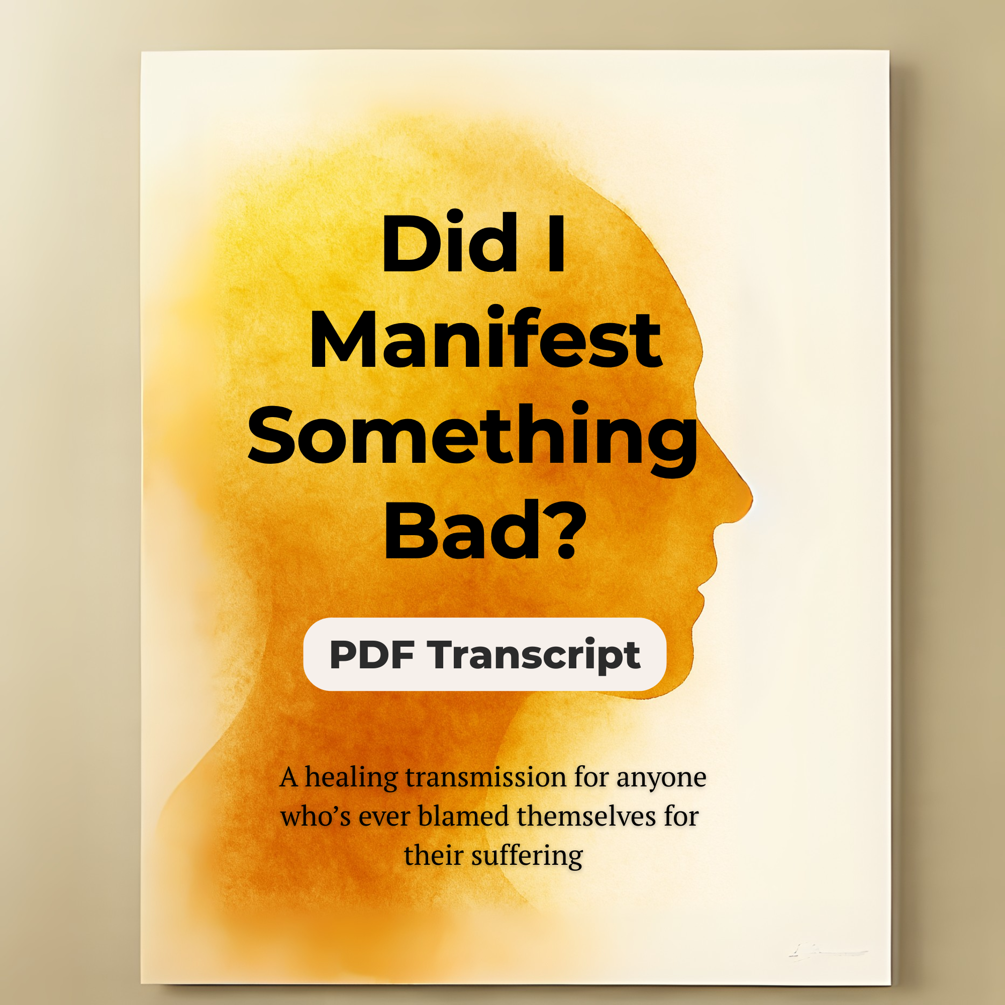 Did I Manifest Something Bad? | Spiritual Guilt, Healing & Ho'oponopono ...