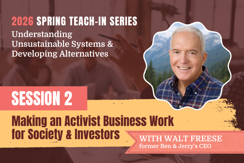 Making an Activist Business Work for Society &amp; Investors