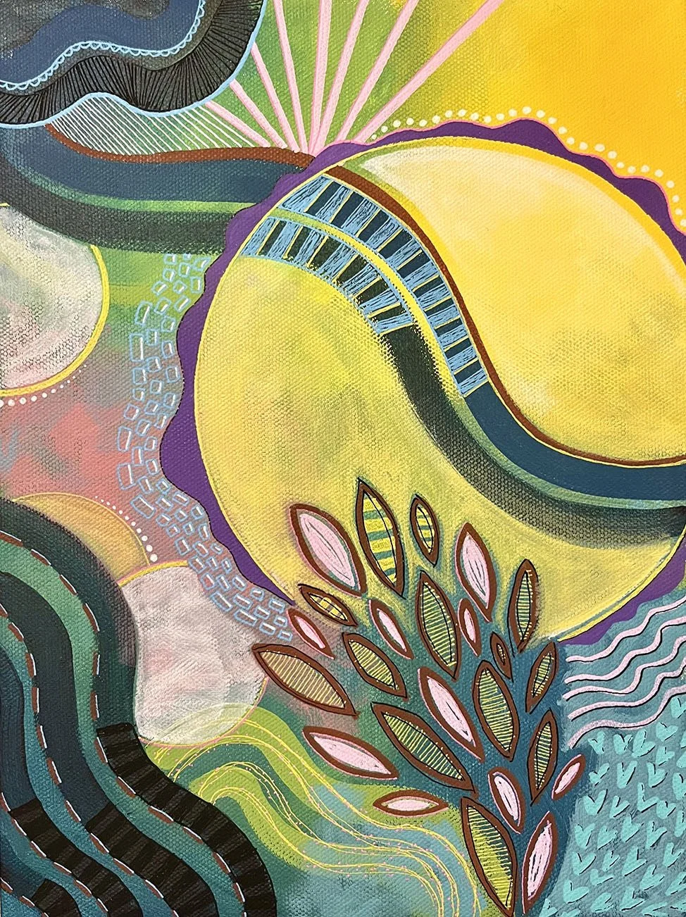 August I • 9"x12"
