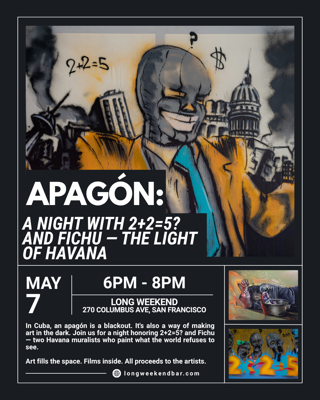 Apagón: A Night with 2+2=5? and Fichu - The Light of Havana