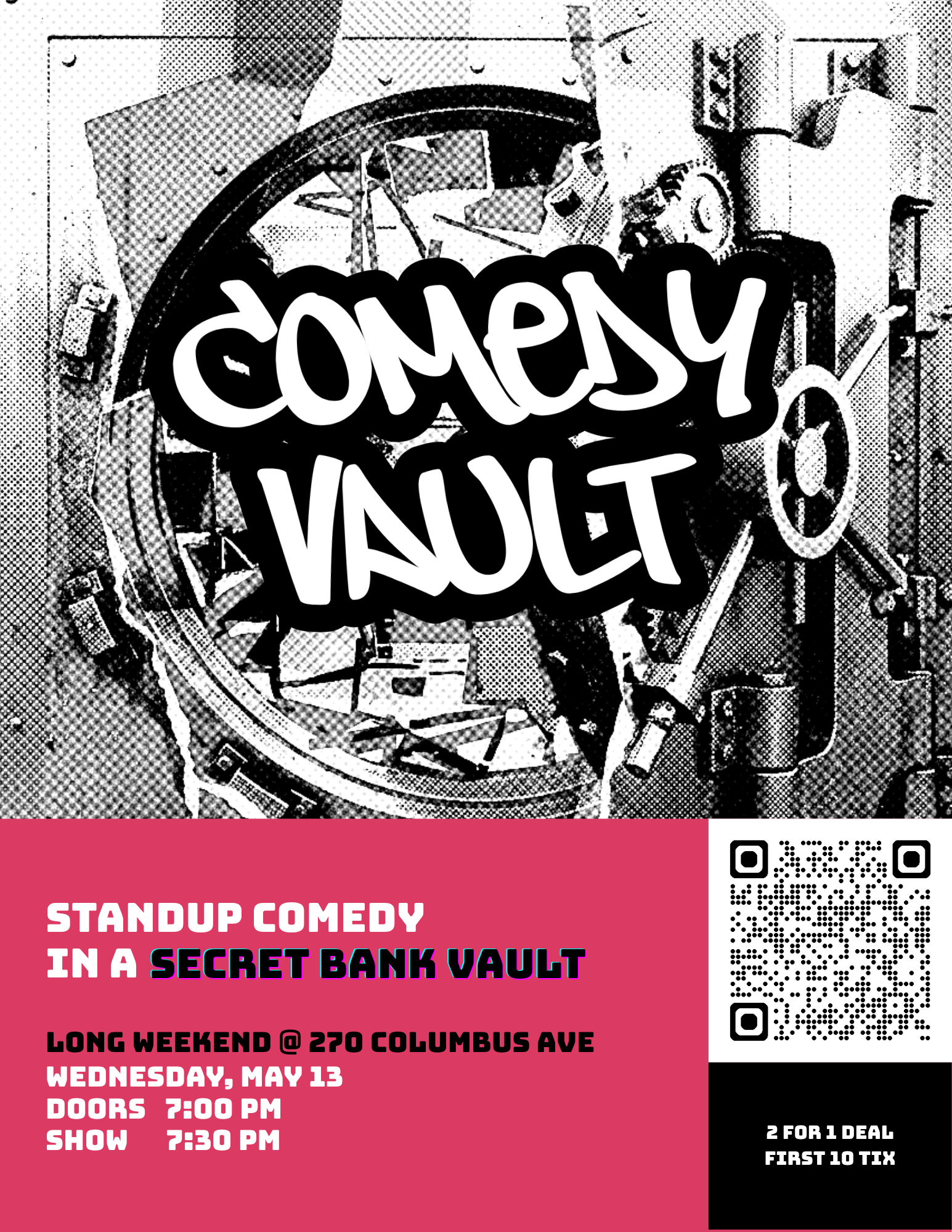 WEDNESDAY: COMEDY VAULT