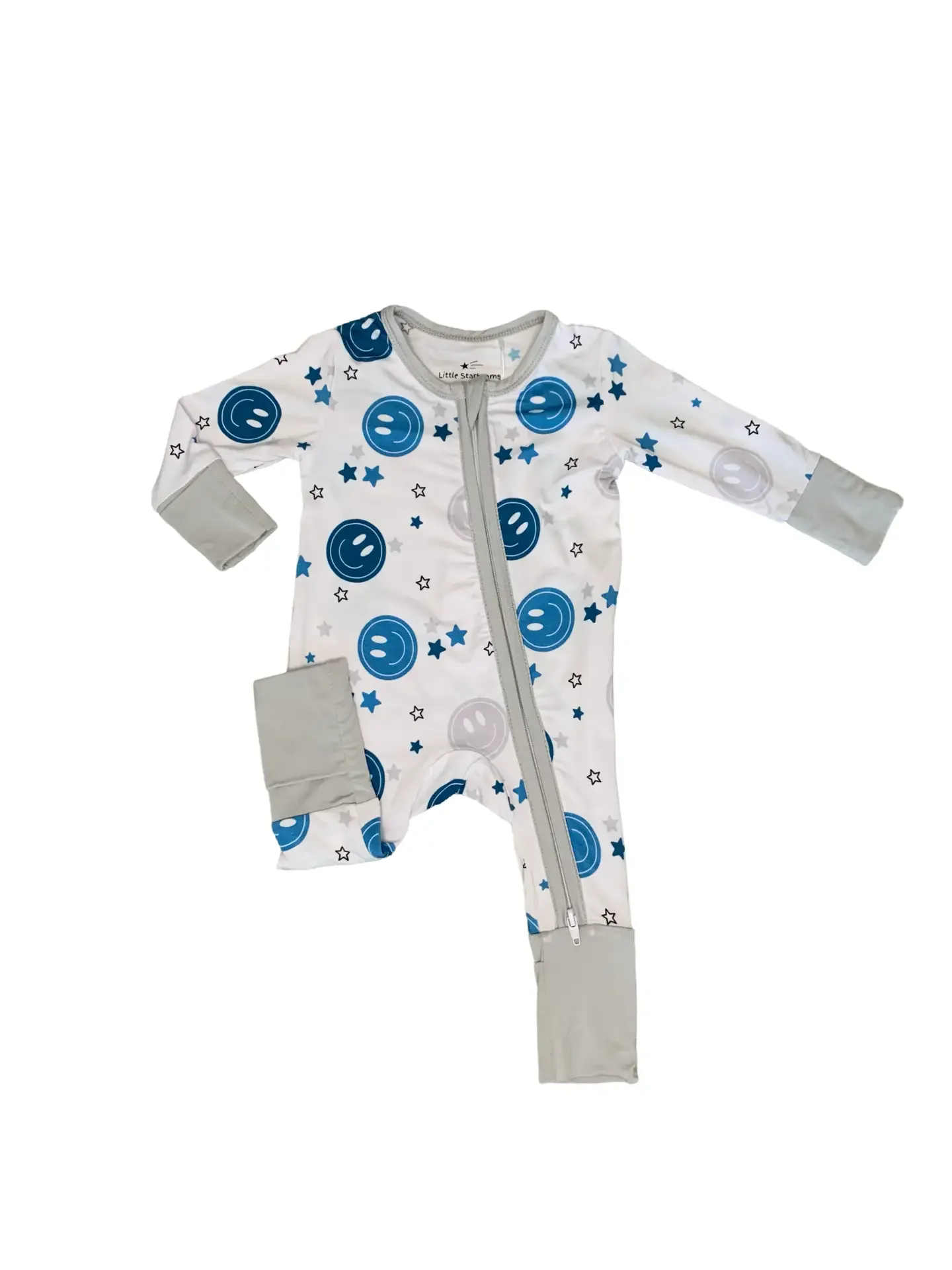 Blue Smiley Coverall