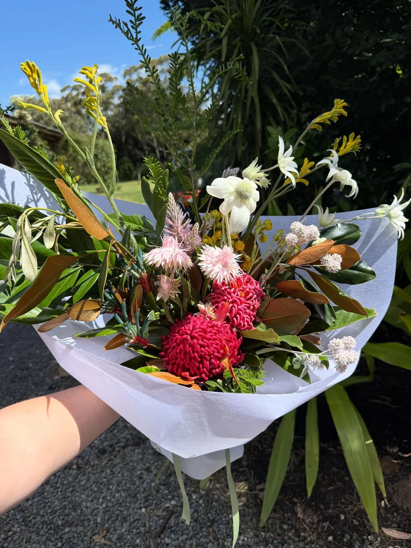🌿 Straight from farm to bouquet 🌸

Fresh, seasonal natives arranged with love &mdash; unique, textural and full of character.

DM to order yours 💌

#nativeflowers #australiannatives #farmfreshflowers #sweetpfloristry