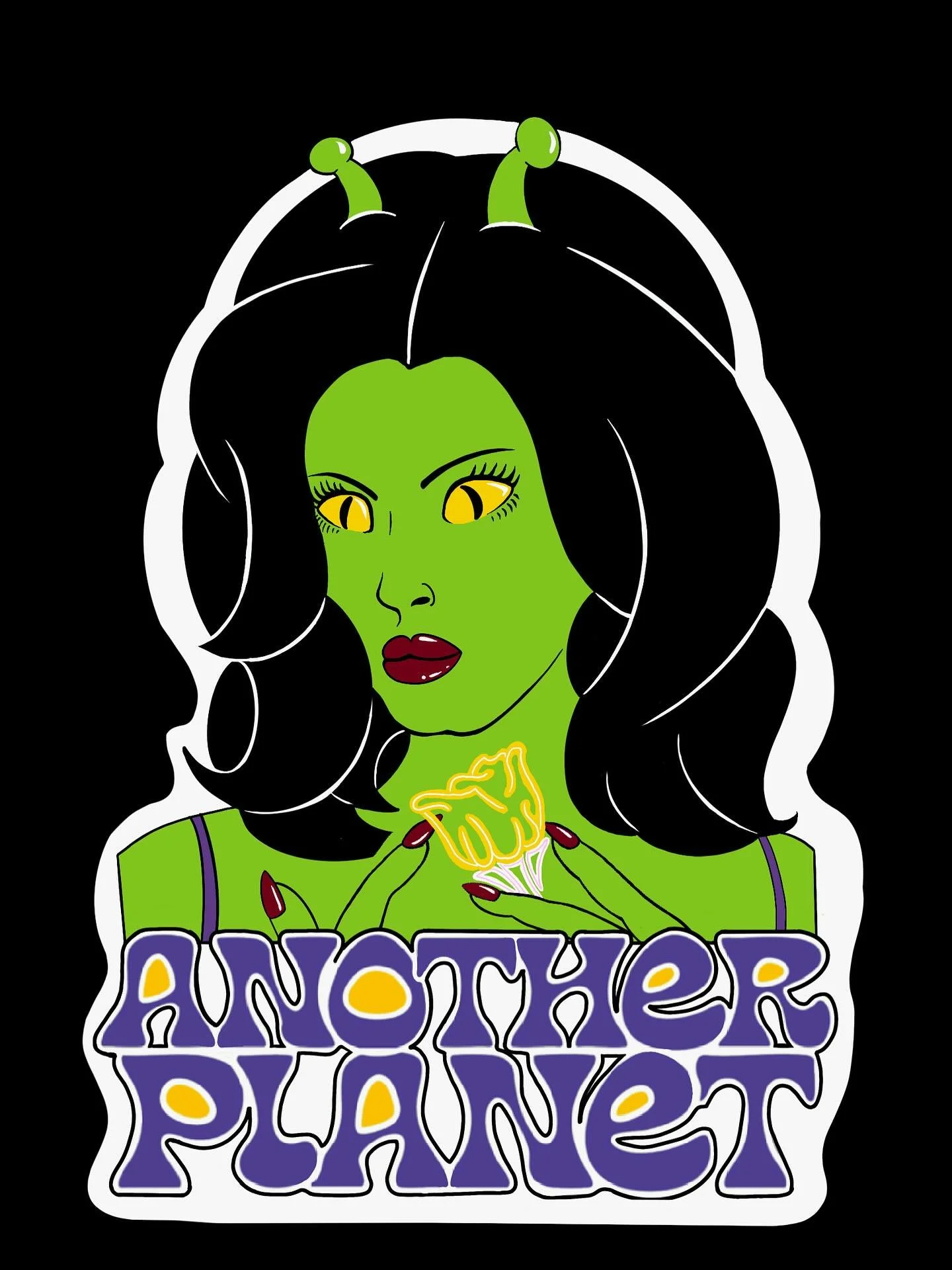 Meet the new face of Another Planet 🎉 Our incredible salon coordinator @addison_nyc_hair has drawn up a logo that&rsquo;s pure magic ✨