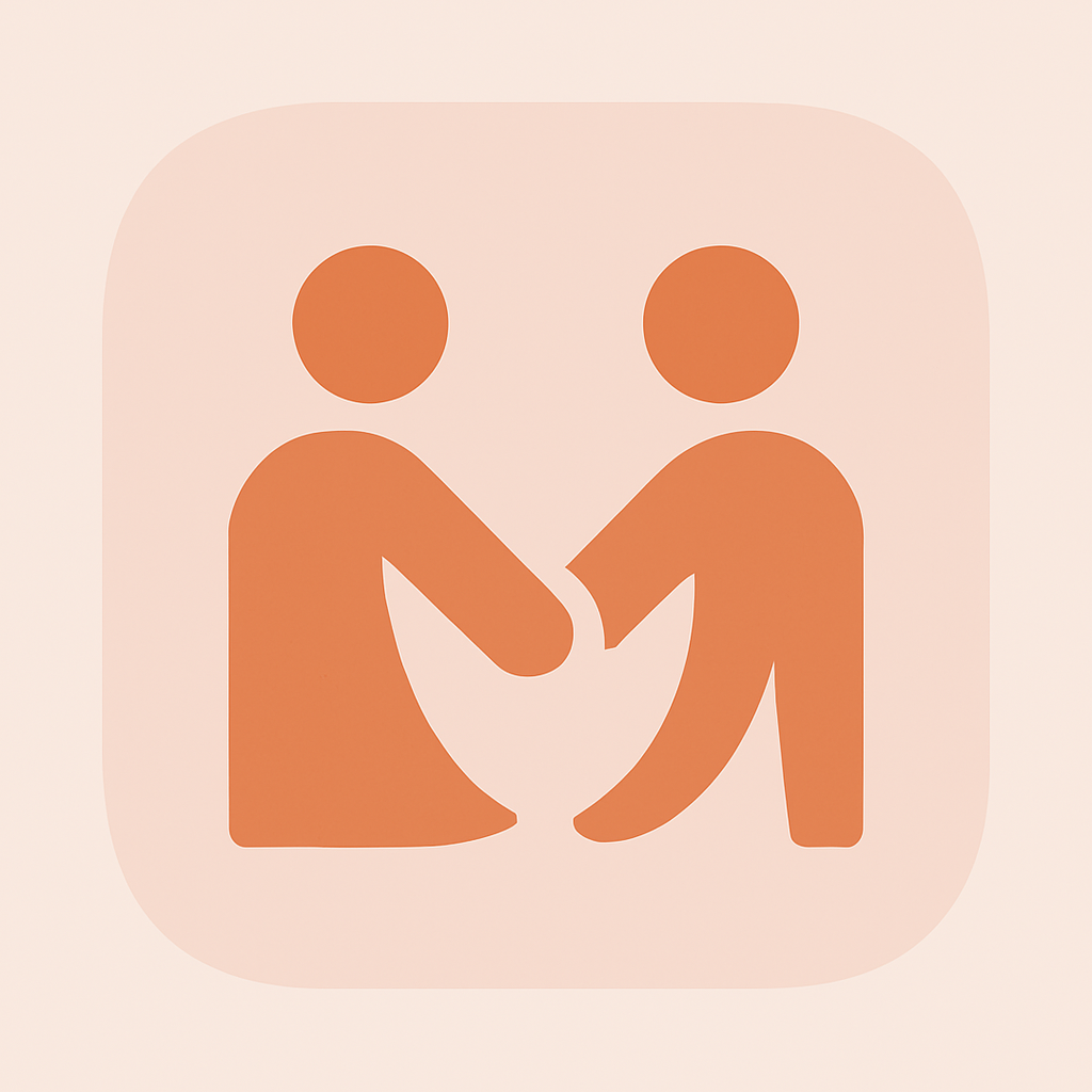 Icon of two people shaking hands