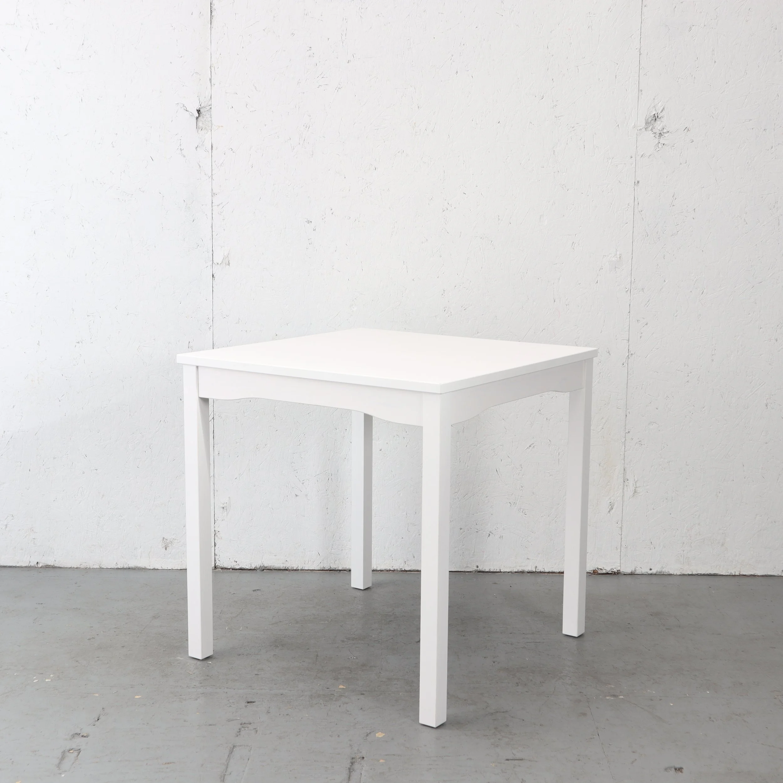 White Square Table