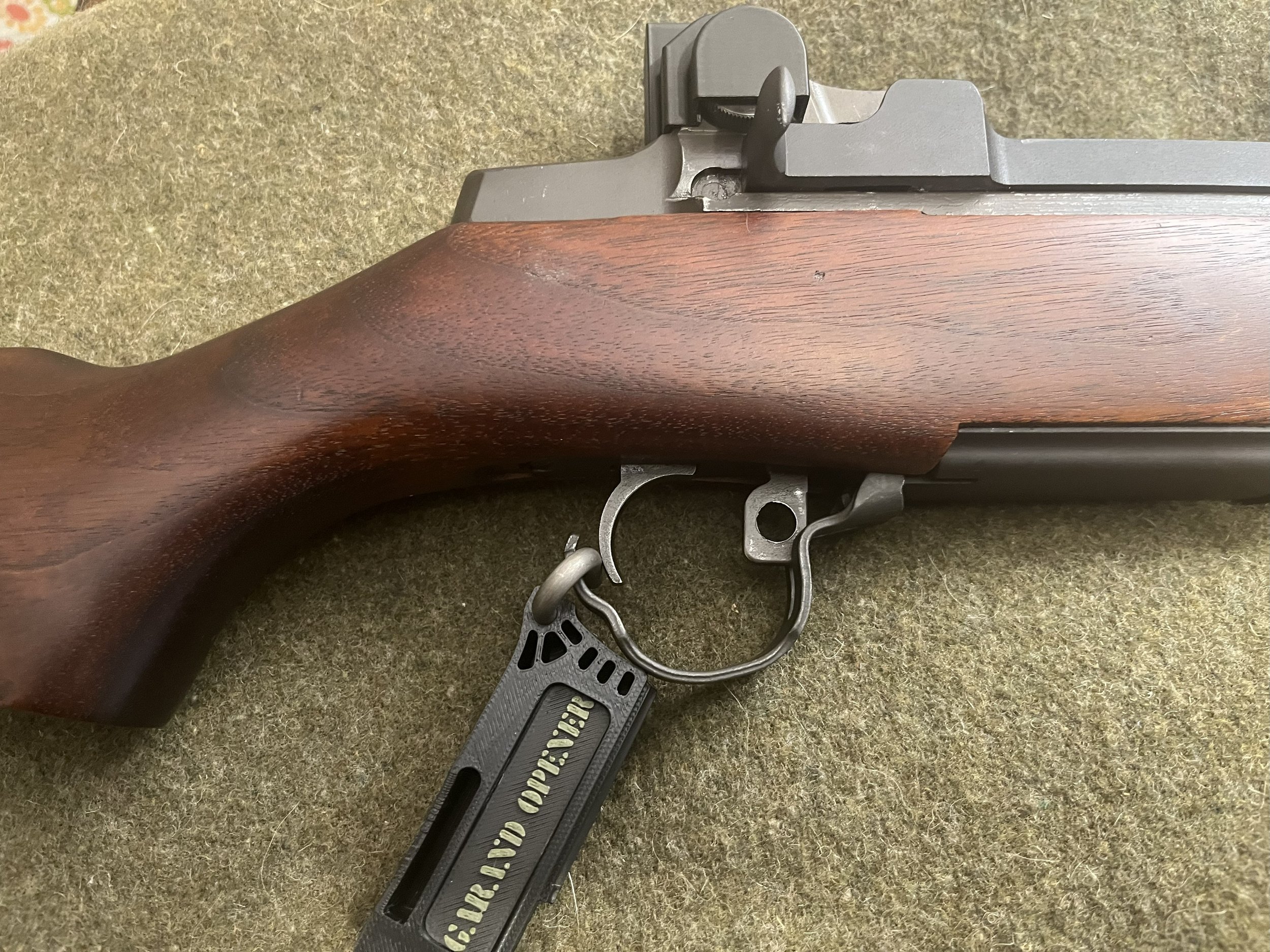 Garand Opener Gold Trigger Guard.JPG