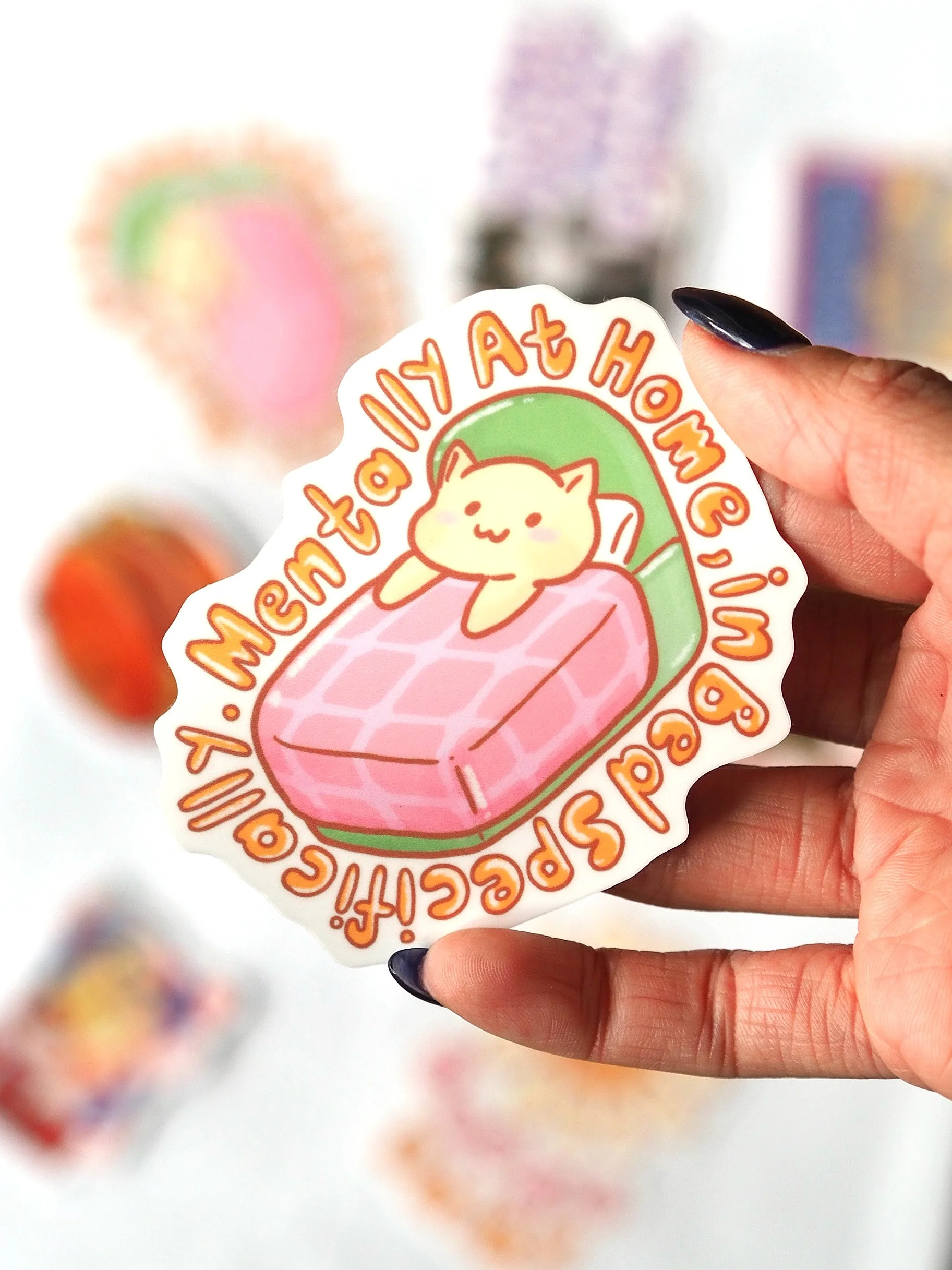 Mentally At Home Vinyl Sticker