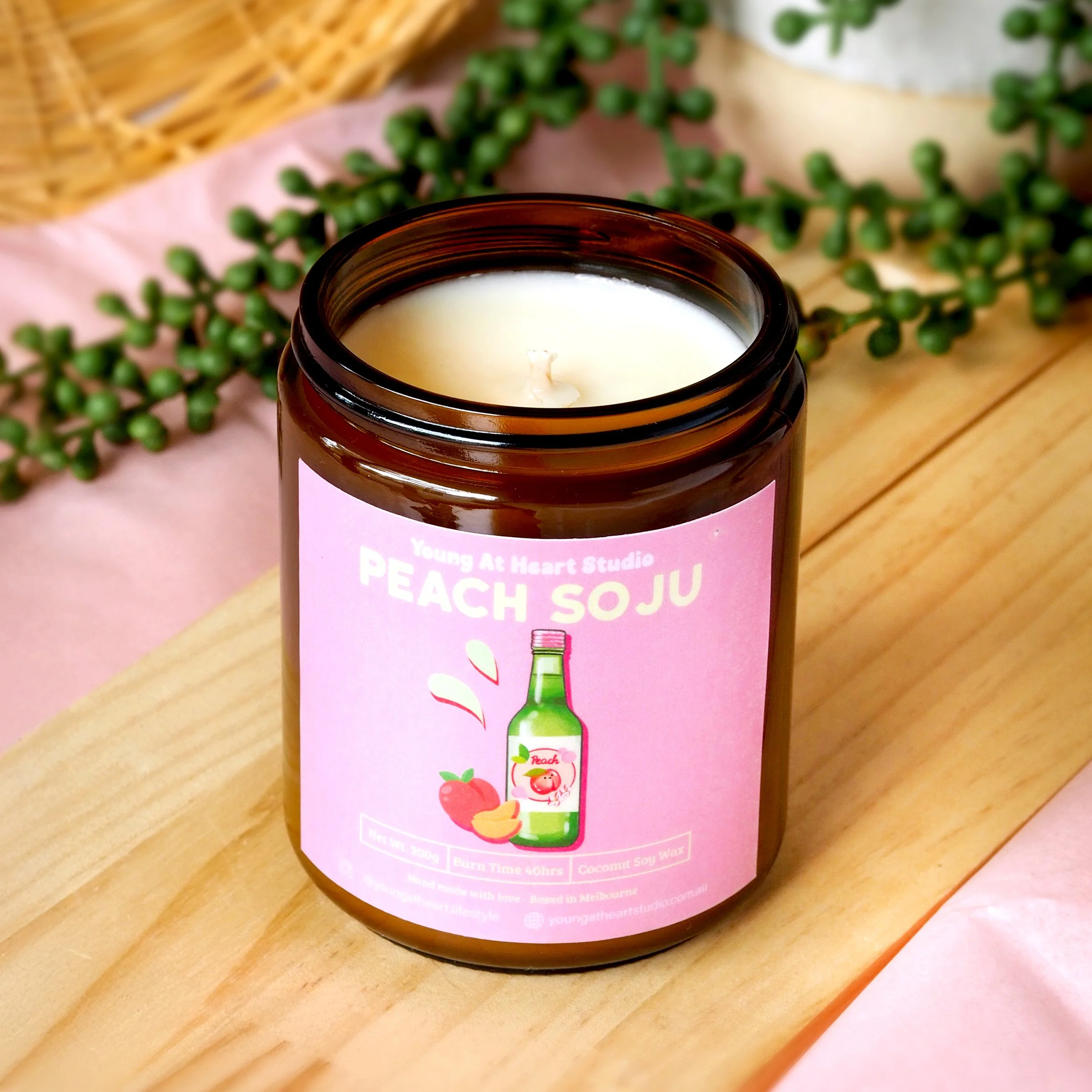 Peach Soju Candle