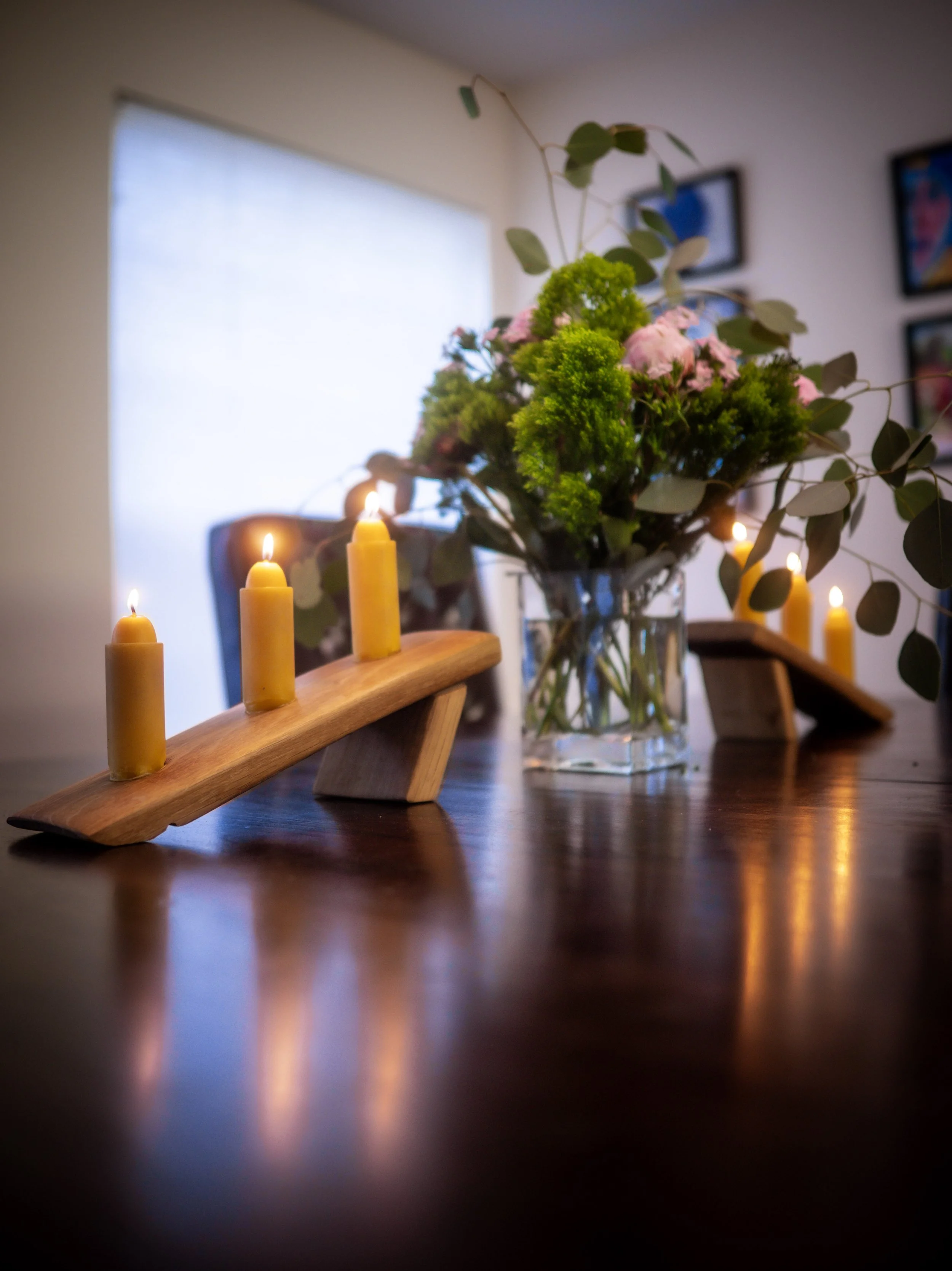 Angled Candle Holder (Pair)