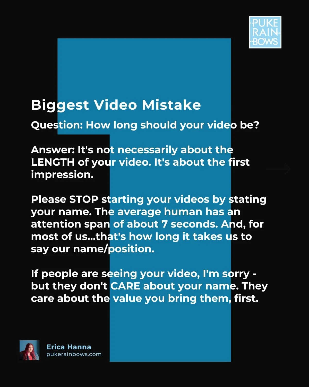 The Biggest Video Mistake You Can Make (and how to fix it in 7 seconds)