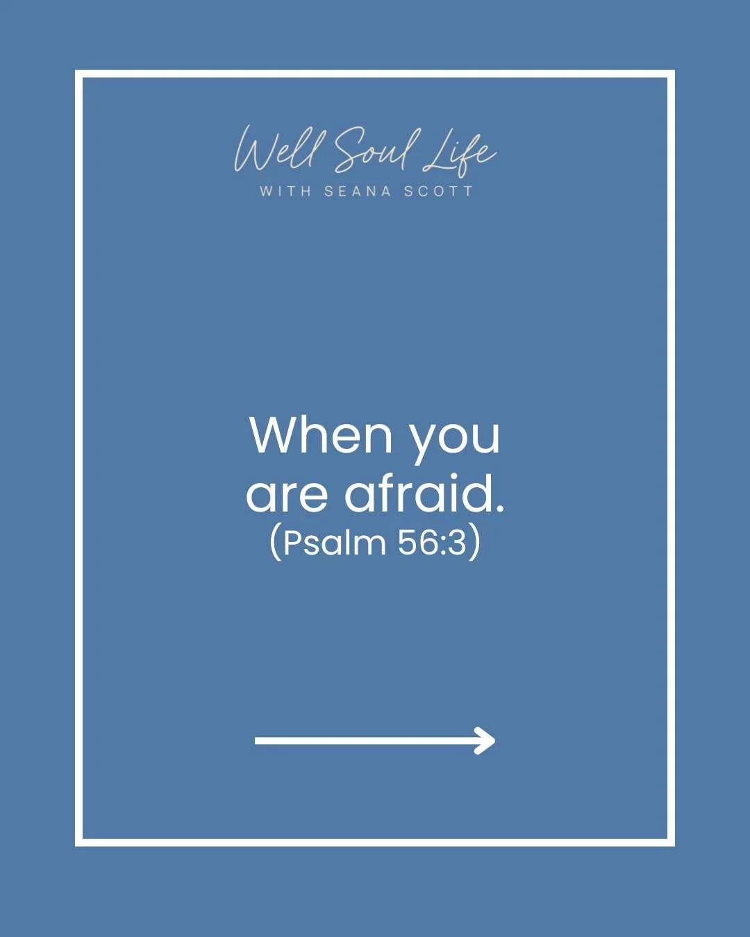 What are you afraid about?

People&rsquo;s opinions?
Finances?
A medical diagnosis?

There is always something to fear.

But when fear comes, we have a choice:
Trust fear or practice trusting God.

Both are practices. But only one is trustworthy. 

&