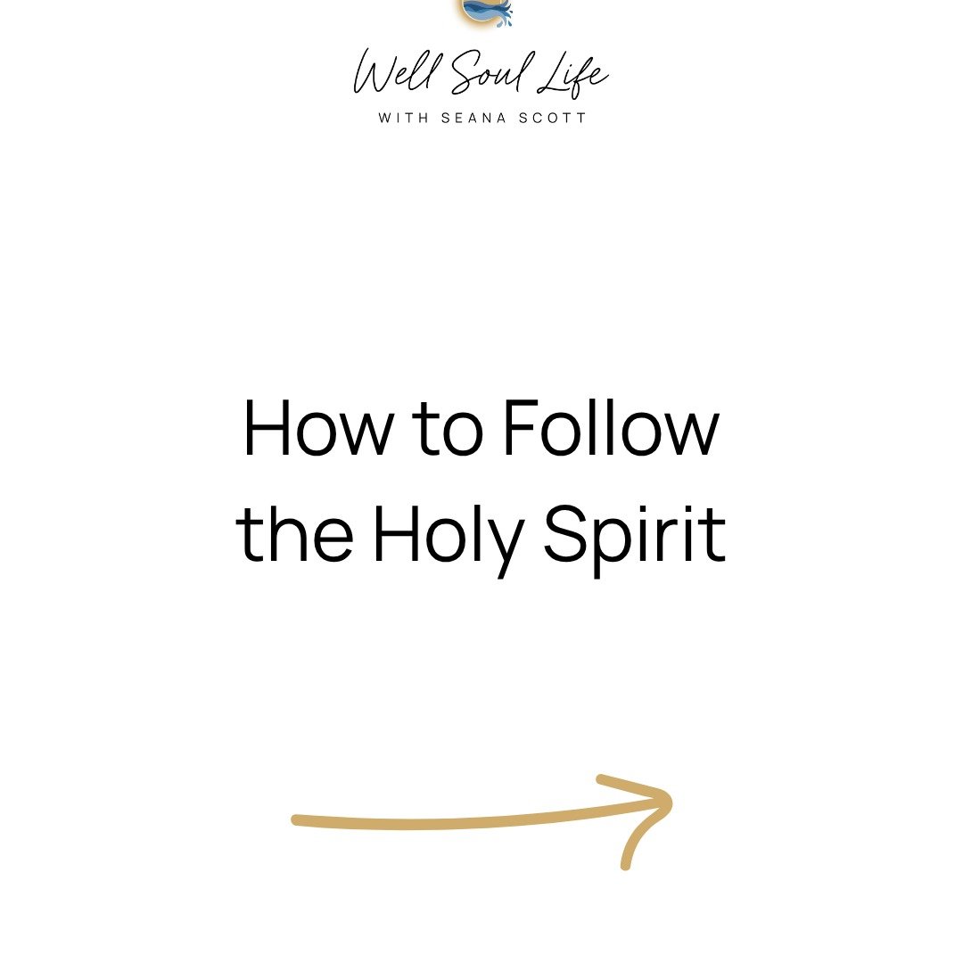 How to follow the Holy Spirit:

1. Pray and ask God to help you recognize Holy Spirit promptings throughout your day.

2. Be present in the moments of your day (instead of being distracted with your phone). Be open to what the Holy Spirit might bring