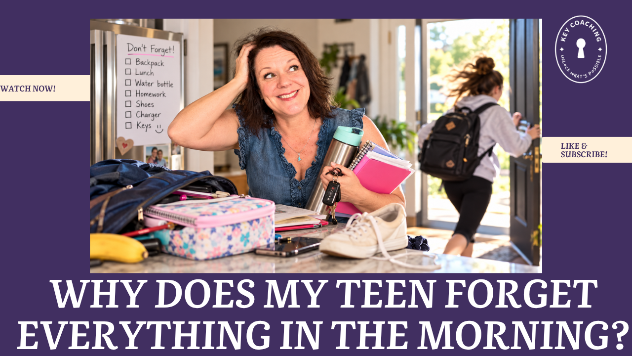 Why does my teen forget things every morning?