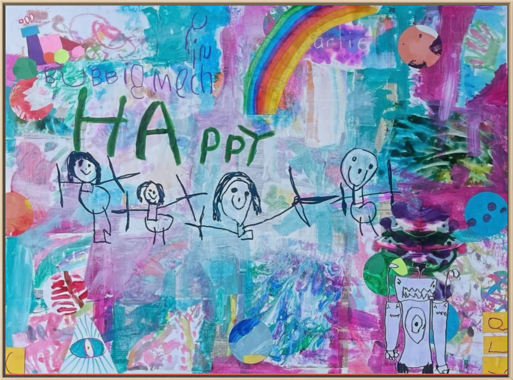 "Charlie & Oliver" 40x30