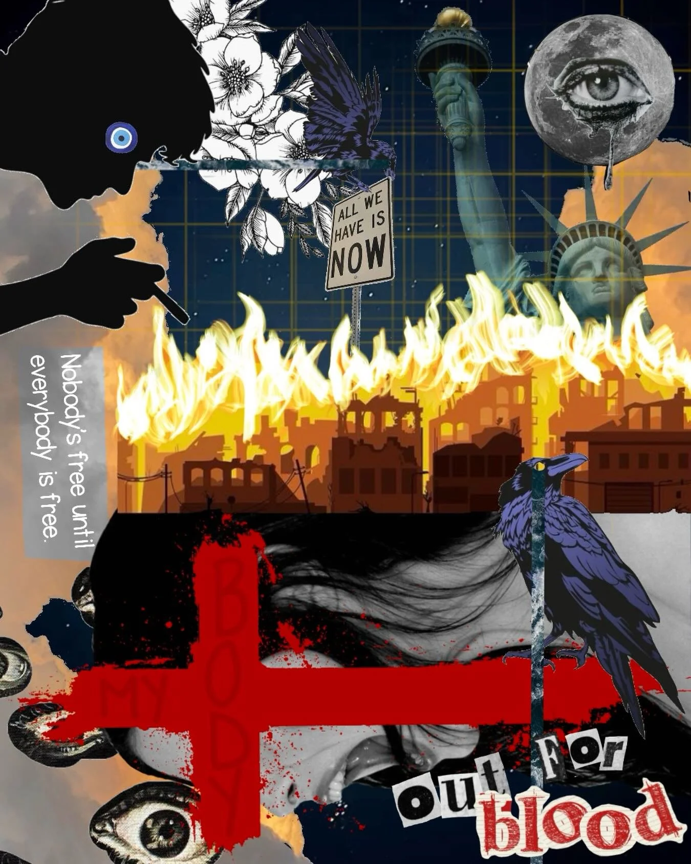 Got a new one for you guys. Hope it speaks volumes.

#DigitalCollage #Artist #FoundImages #Quotes #WomensRights #Political #StandUp #SpeakOut #LadyLiberty #FightBack #MensWorld #USA #Rebellion #Art #Message #Religion #MyBodyMyChoice