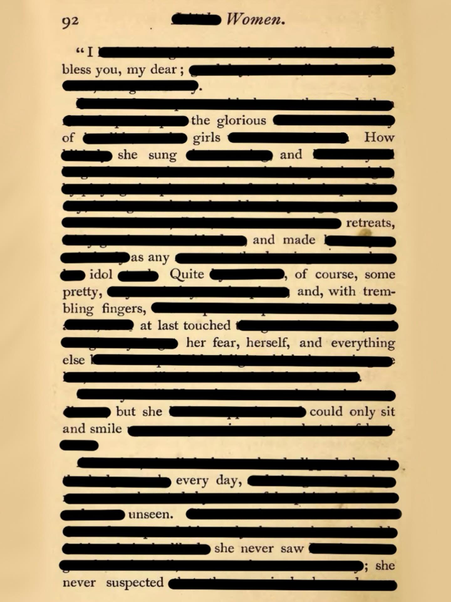 Going back to my roots with some blackout poetry

#BlackoutPoetry #Book #Poems #Creativity