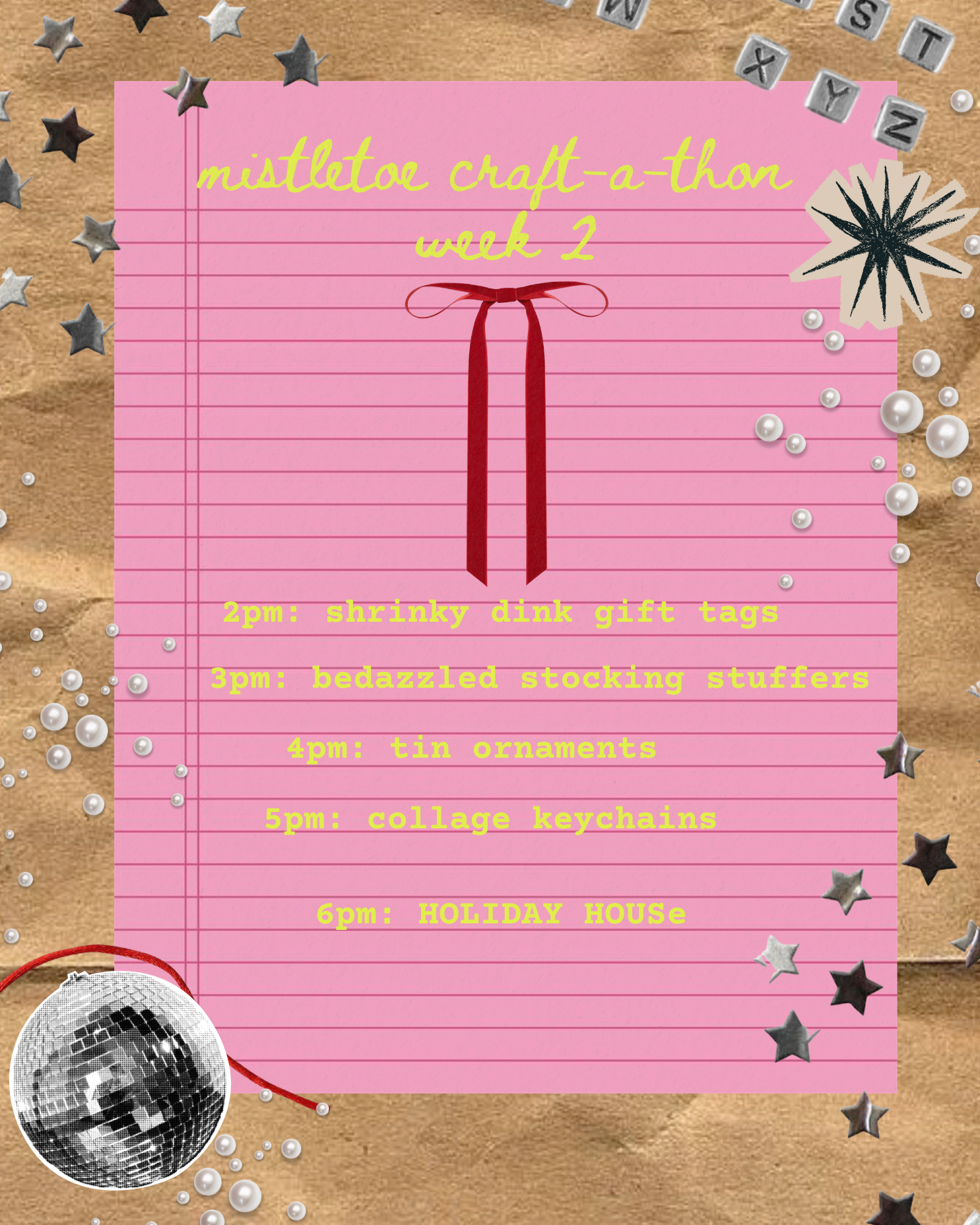 Mistletoe Weekend 2: Craft-A-Thon