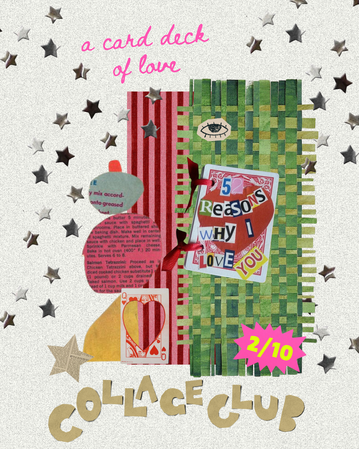 Collage Club: 52 reasons I love you - collage card decks 