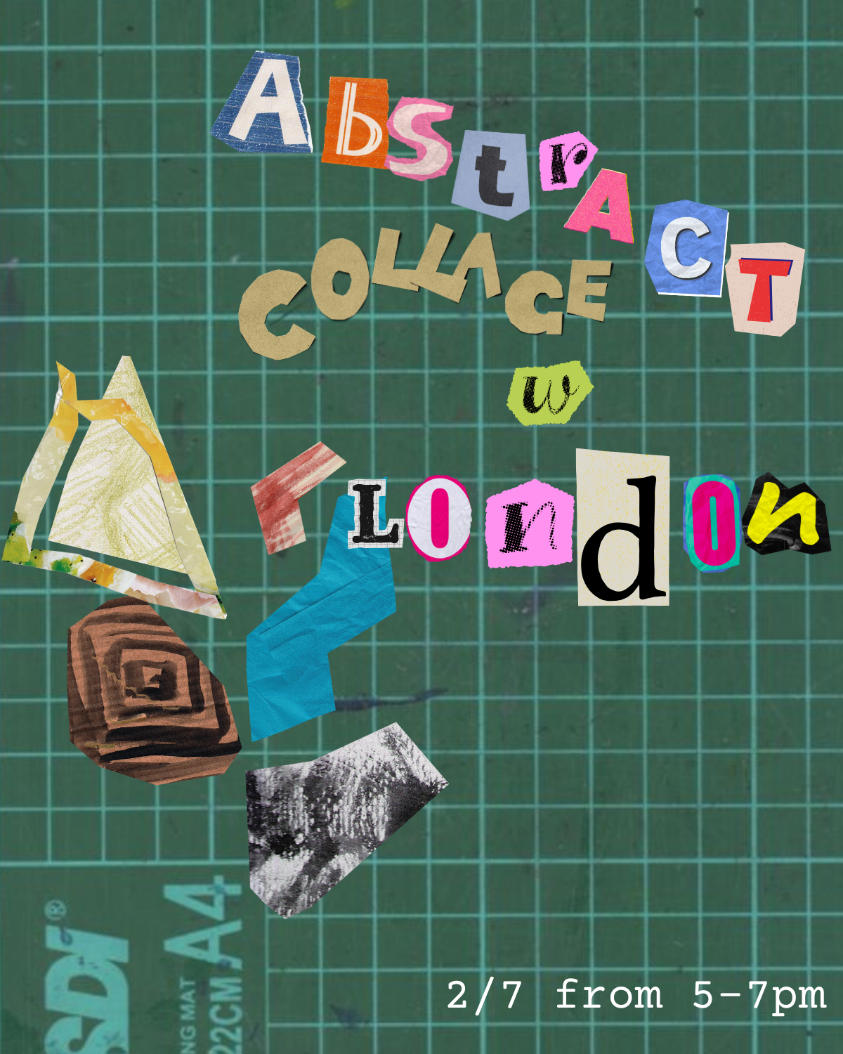 To be seen: an abstract self-portrait collage workshop w/ London Lavender