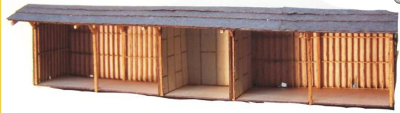3009 5-Bay Open Storage Shed