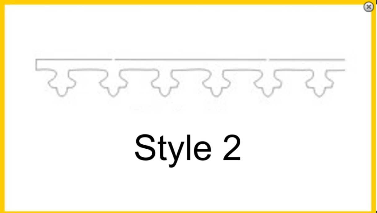 1812 Victorian Peak Decoration