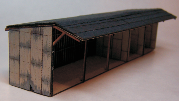 3009 5-Bay Open Storage Shed