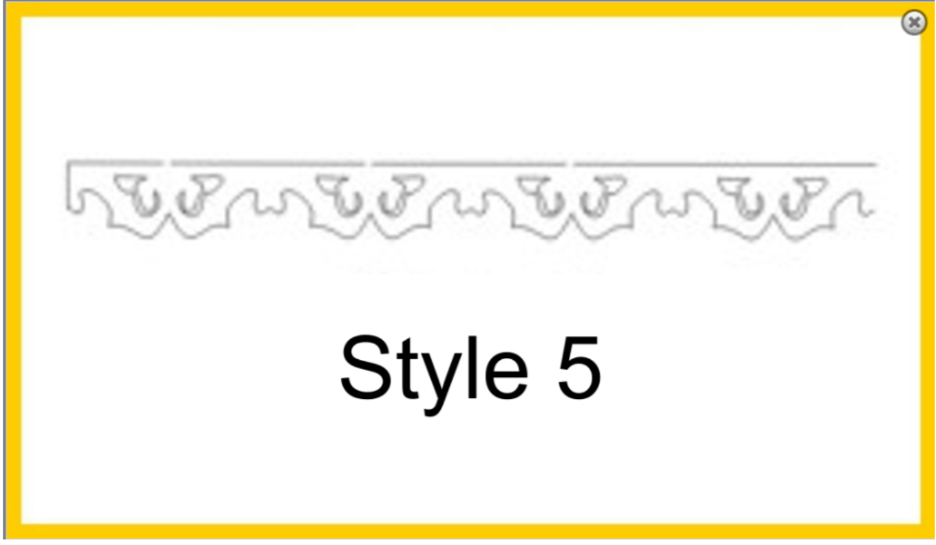 1815 Victorian Peak Decoration