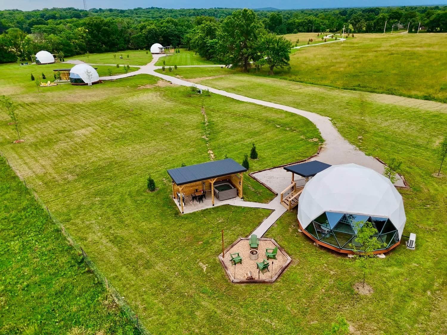 One Big Vacation Rental or Four Private Domes? A Group Getaway Near Kansas City