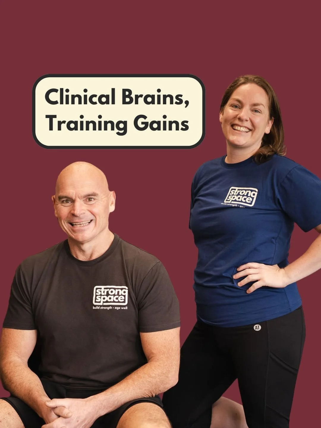 Swipe ➡️ Clinical Brains = Training Gains 💪

⚫️ Head Coach, Dean has over 23 yrs experience as a Chiropractor &amp; 11 yrs Strength Coaching

⚫️ Coach Leah was previously an Occupational Therapist &amp; is a Level 1 Accredited Powerlifting Coach

⚫️