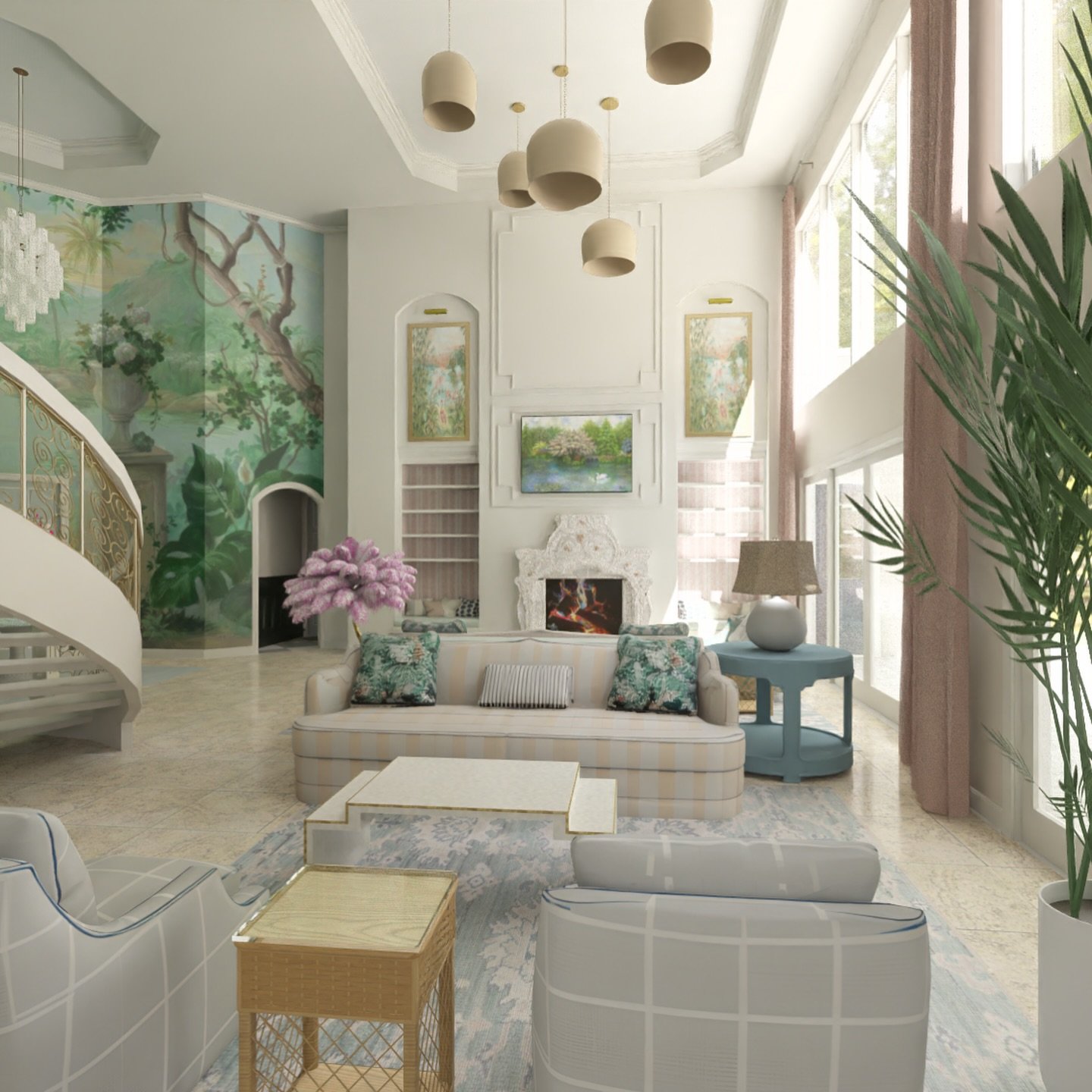 Our Longboat Key Bay Isles clients brought us in right after purchasing this home and asked us to rethink how it lives and how it feels. These renderings are straight from our Detailed Design Presentation where we are locking in the big moves and bea