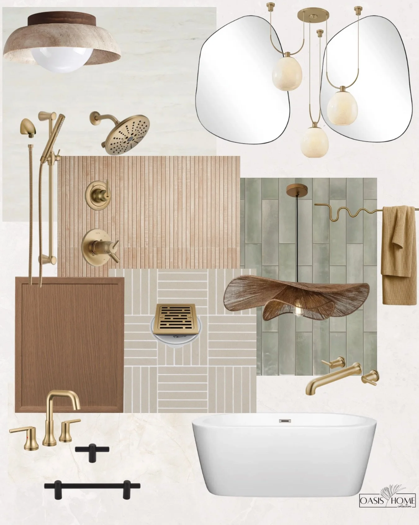 Our latest Sarasota primary bathroom remodel is bringing funky spa vibes and while that might not be a straightforward design style, it is totally our clients aura. 

We opted for minimal layout changes but upgraded finishes. We enlarged the shower, 