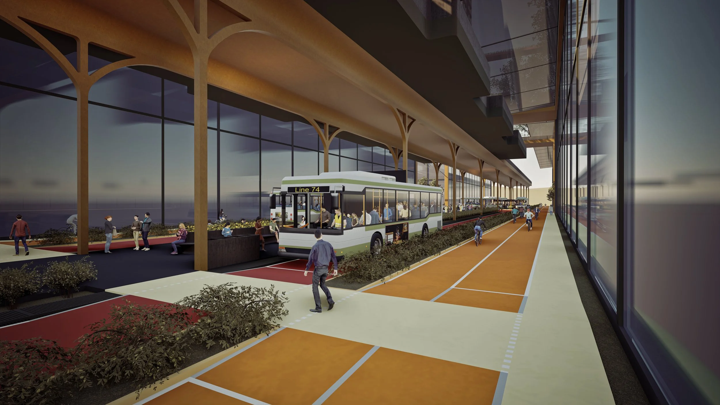 Bus Rapid Transit (BRT) Platform