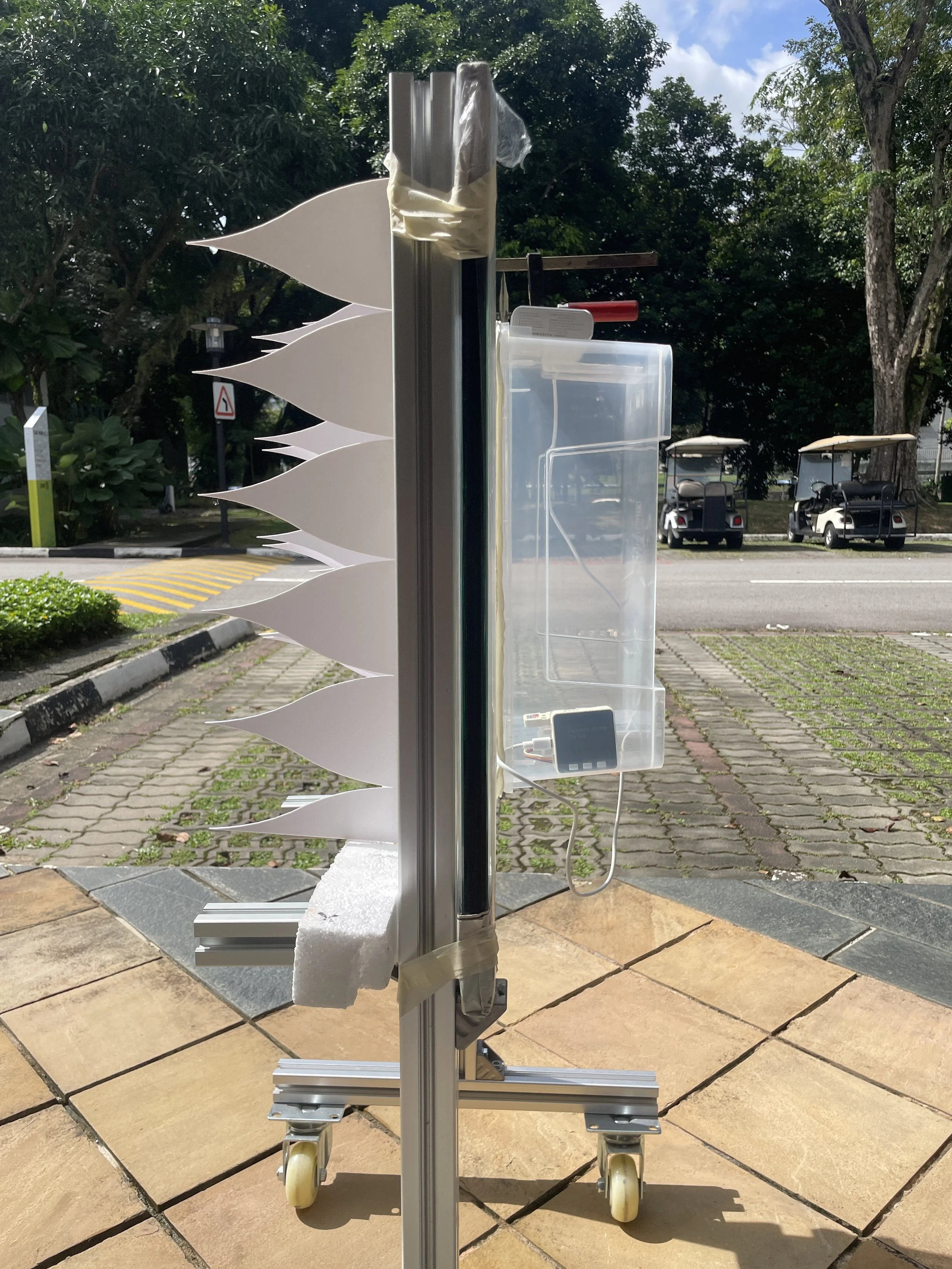 Temperature Recording Prototype (open side view)