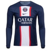 2022/23 Nike Paris Saint-Germain Long Sleeve Jersey (Midnight Navy/White) – Size L