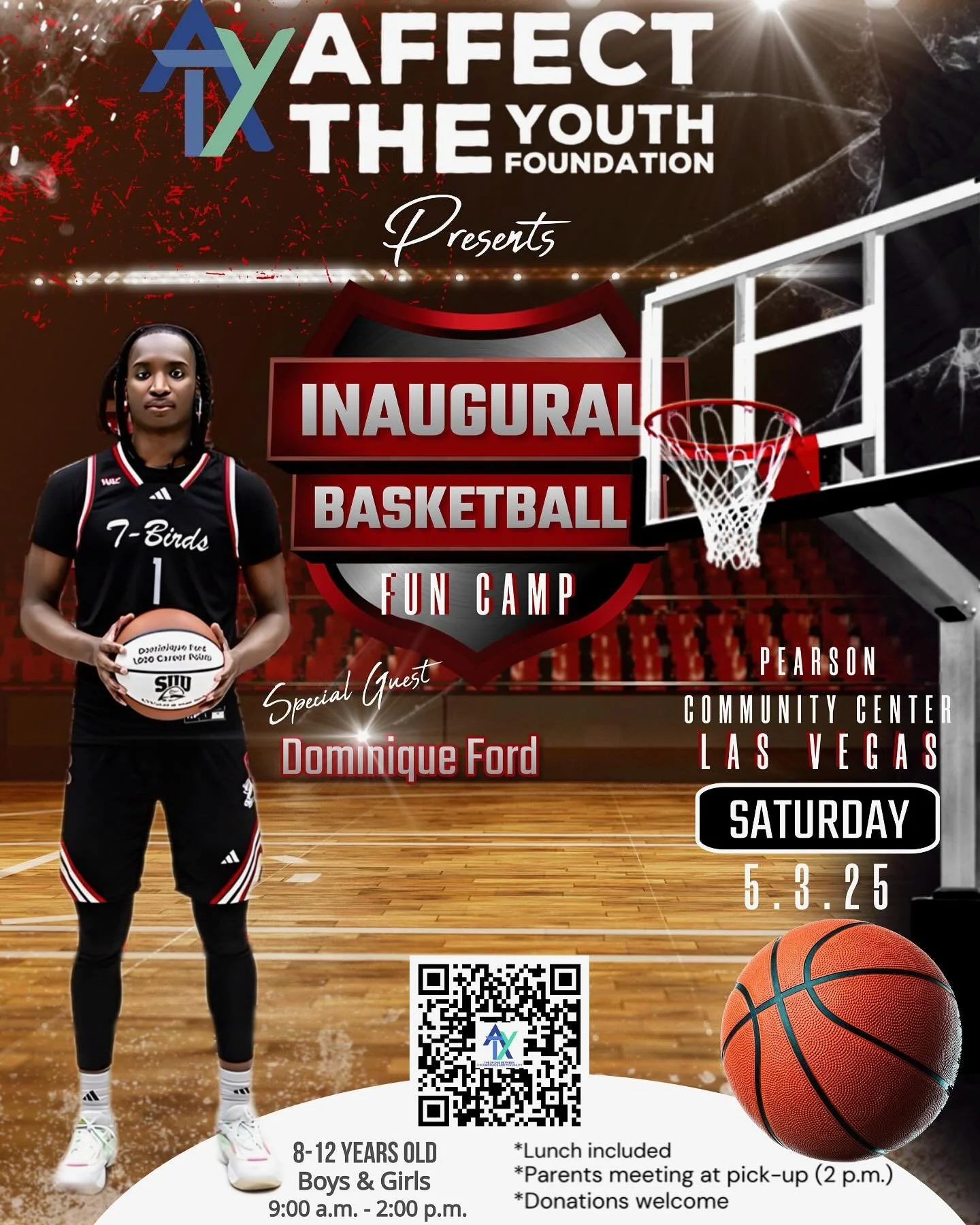 We are very excited to host this inaugural event today! We are here until 3pm. Swing by and support this fantastic youth camp! 
#affectheyouth
#sportscamp
#basketball
#basketballcamp #aty #youth #coaching #youthcamp #youthempowerment