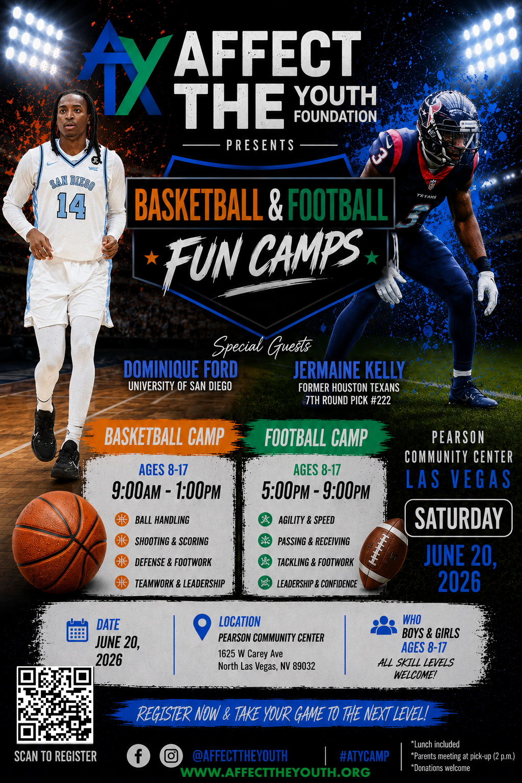 Affect The Youth Sports Skills Camp - Basketball