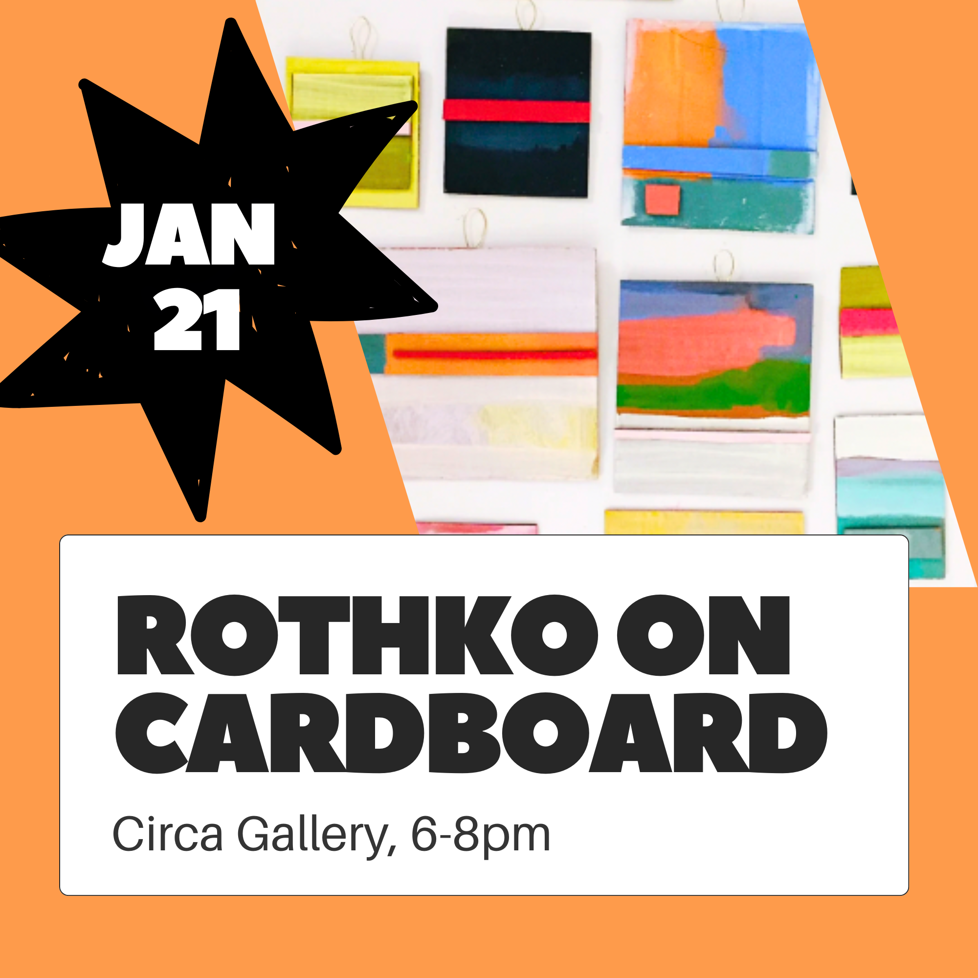 Wednesday Workshop: Rothko on Cardboard